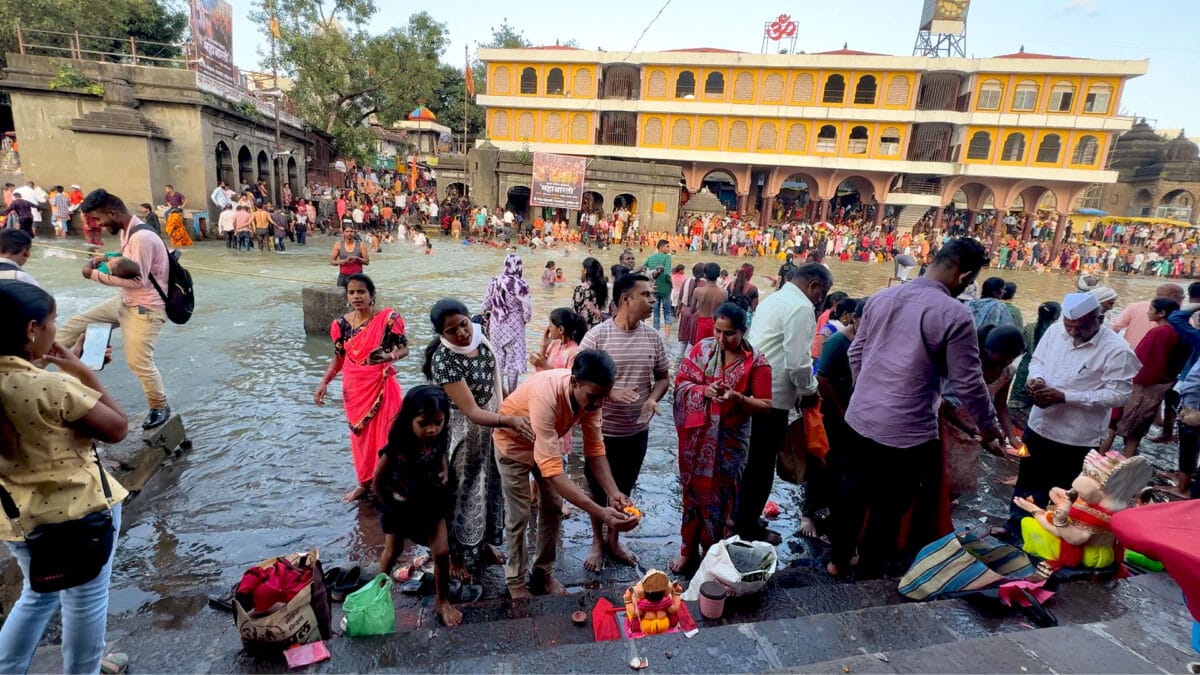 Ganpati Visarjan at Ramkund Nashik 2025 Ganeshotsav Anant Chaturdashi
