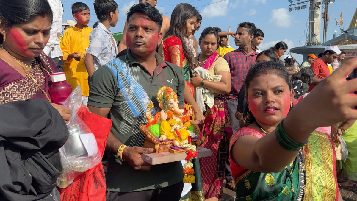 Ganpati Visarjan at Ramkund Nashik 2025 Ganeshotsav Anant Chaturdashi