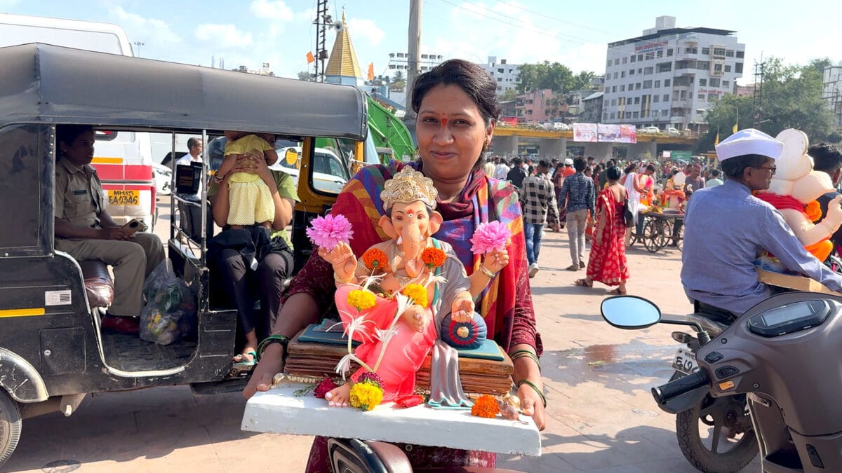 Ganpati Visarjan at Ramkund Nashik 2025 Ganeshotsav Anant Chaturdashi