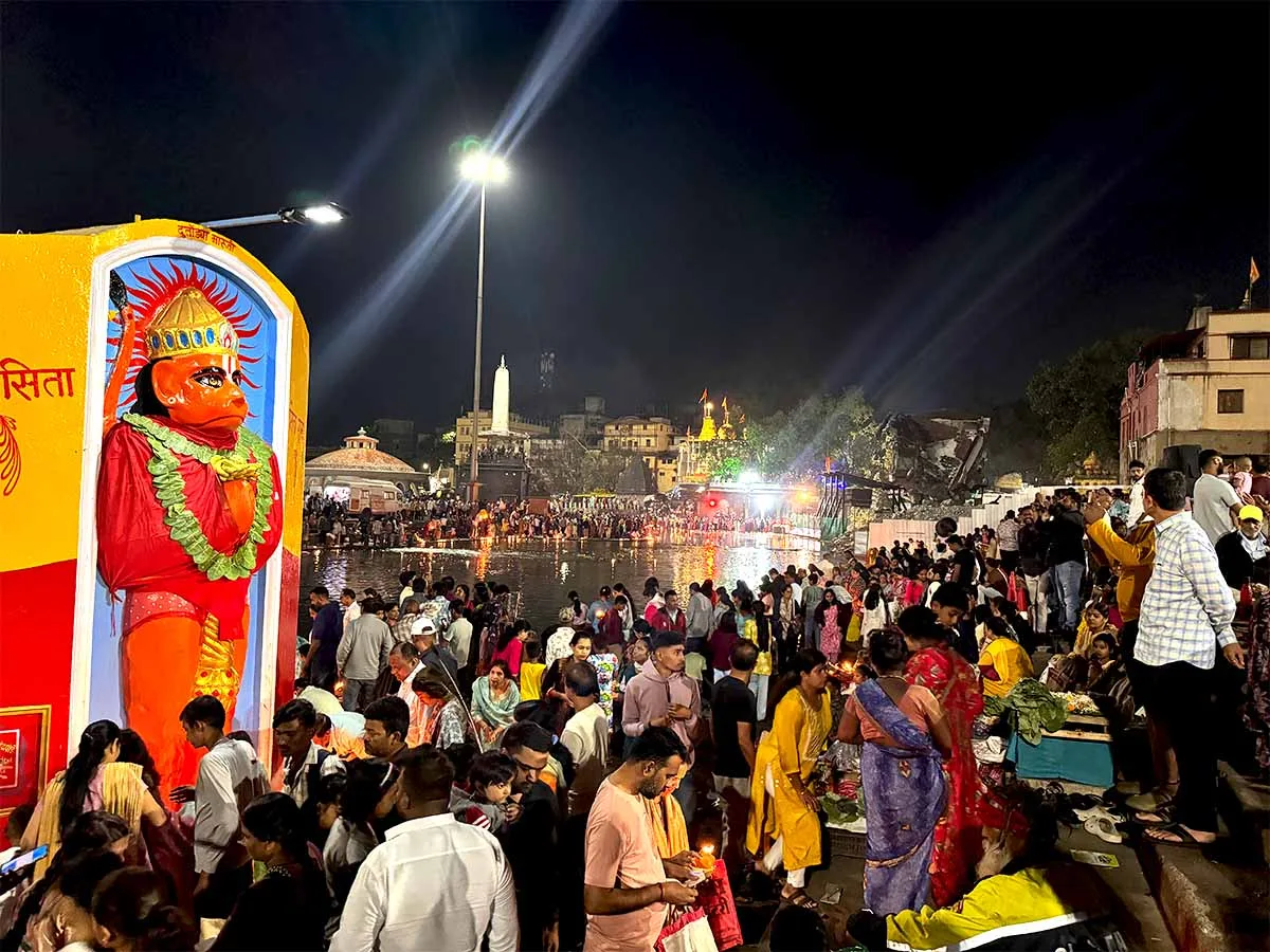 Kartik Purnima celebration at Ramkund Nashik Maharashtra