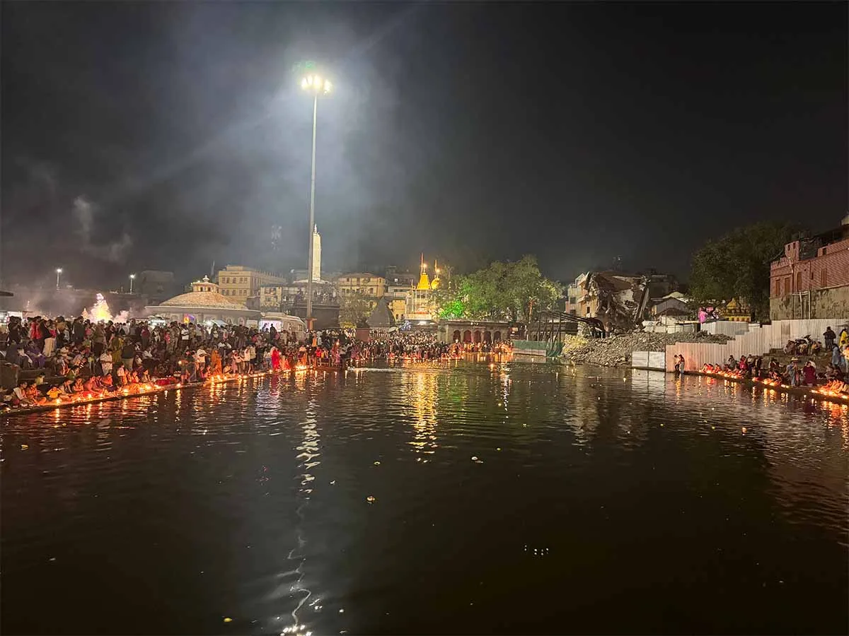 Dev Deepavali celebration at Ramkund Nashik Maharashtra