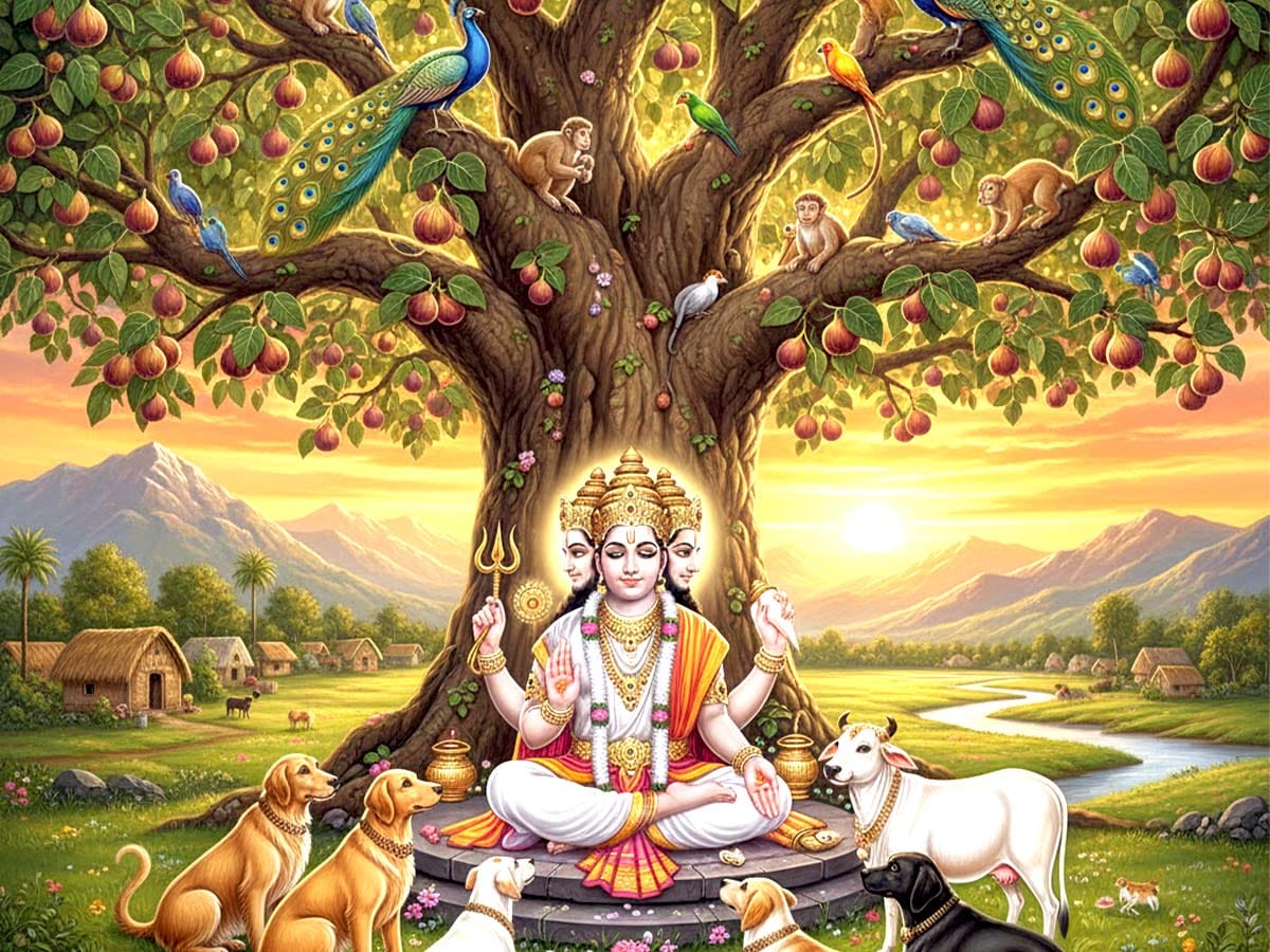 Datta Jayanti 2025 date tithi puja vidhi images Dattatreya 