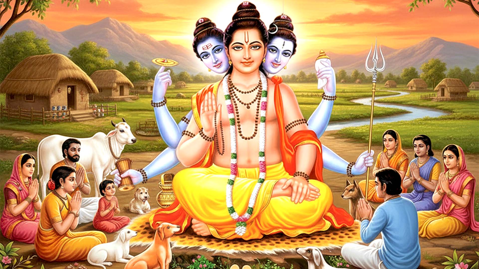 Datta Jayanti 2025 date tithi puja vidhi images Dattatreya feat image