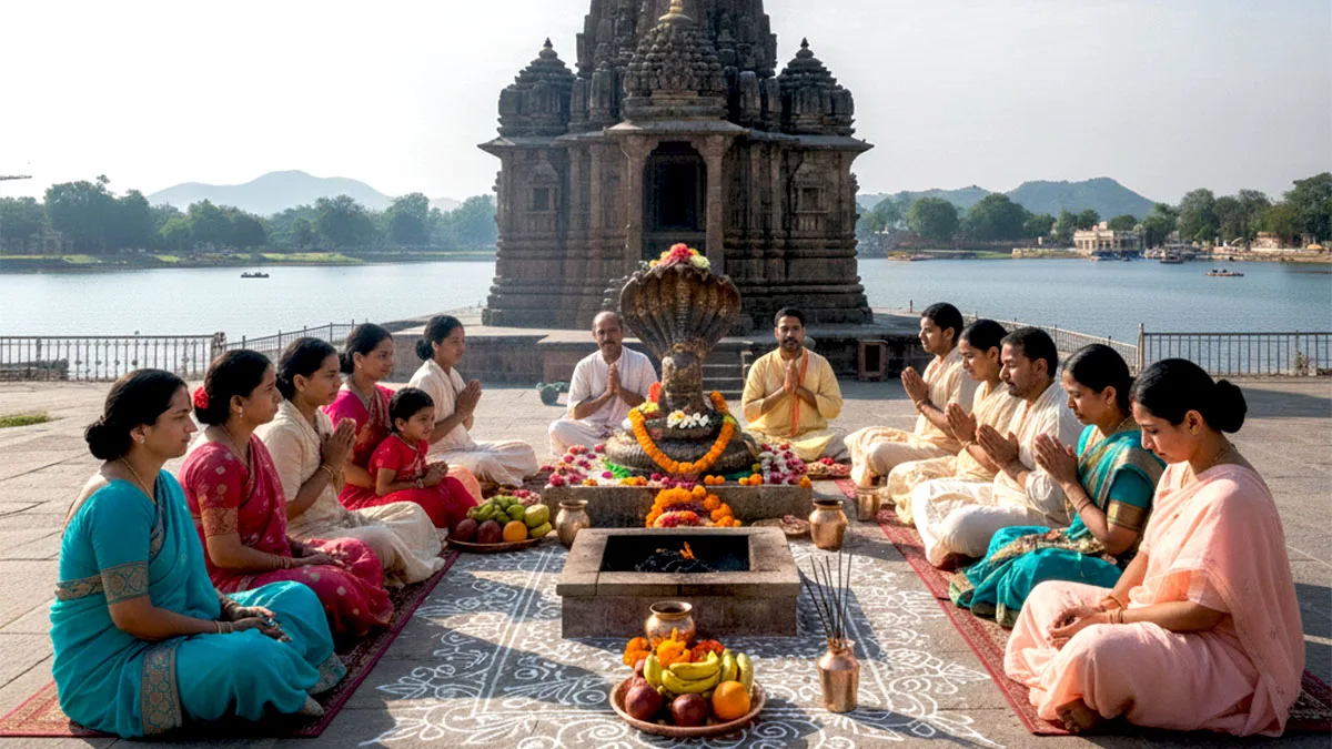 Kaal Sarp Dosh Shanti Puja at Trimbakeshwar Jyotirlinga Mandir Nashik feat image