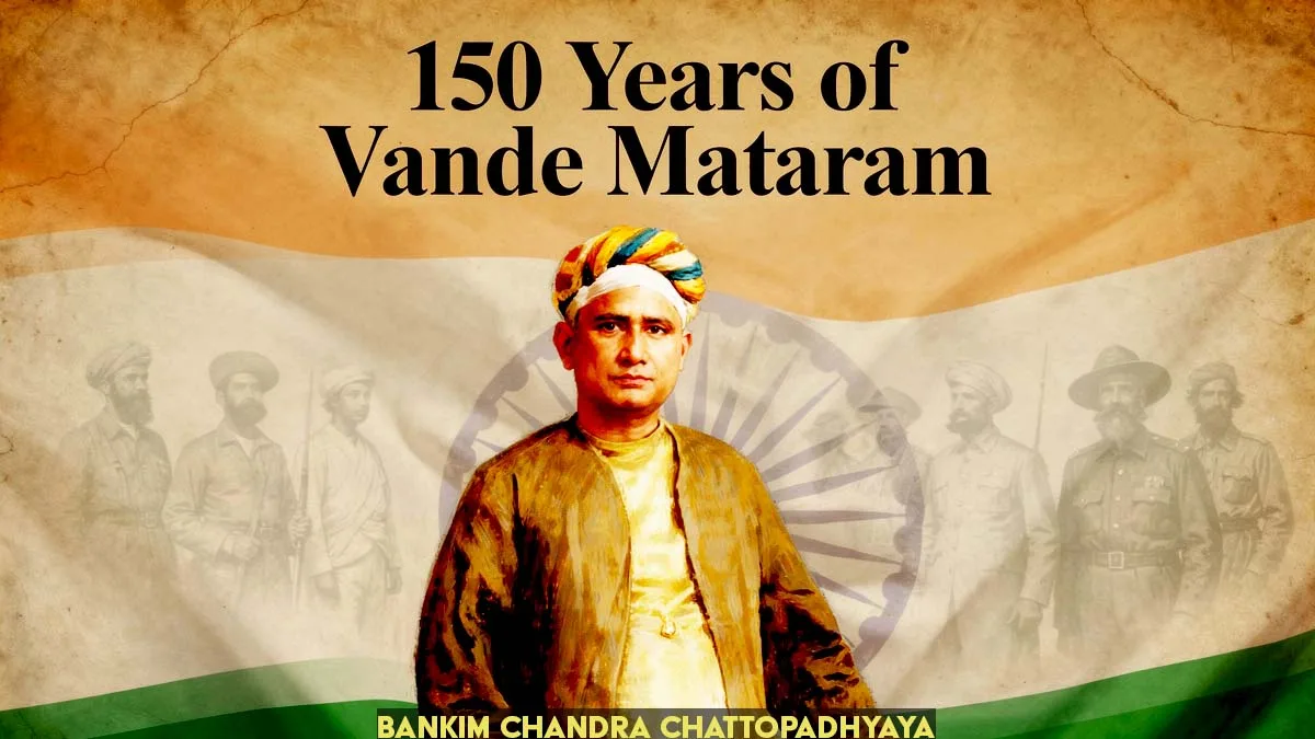 Vande Mataram 150 Years National Song of India Meaning Lyrics Bankim Chandra Chattopadhyaya Bharat Mata Images