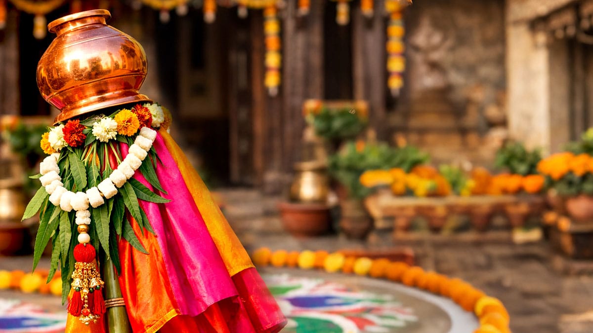 Gudi Padwa 2026 Date Rangoli Wishes Marathi New Year Images