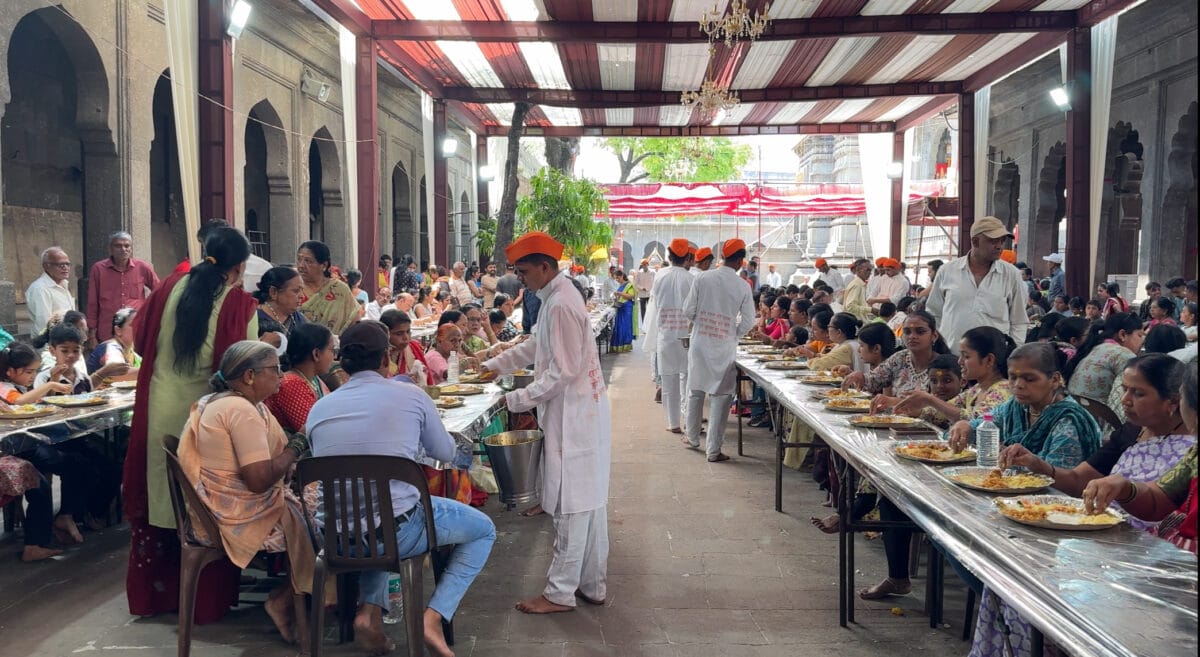 Kalaram Temple Nashik Vasantik Navratri Mahotsav Mahaprasad Photo