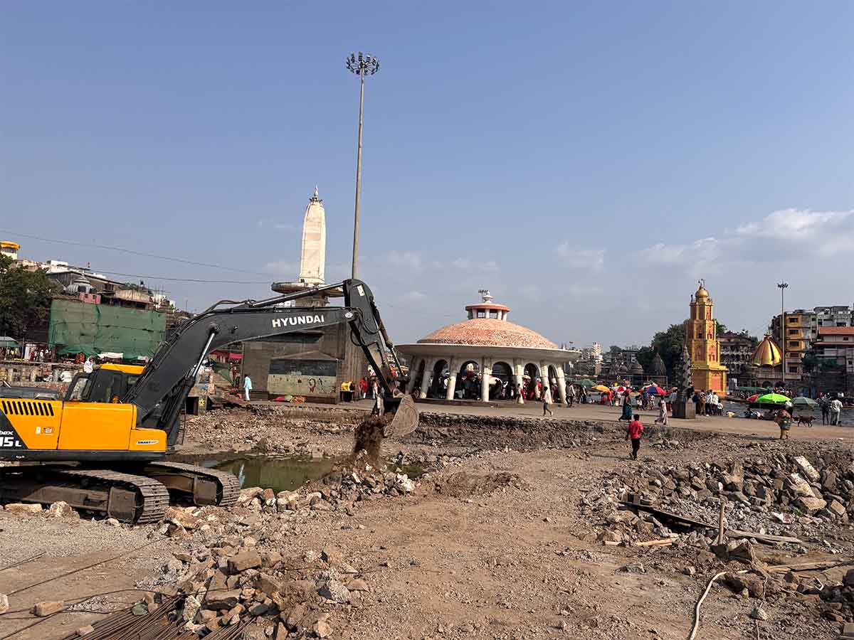 Ramkund Nashik Ganga Godavari Ghat Kumbh Mela Works May 2026 Photos