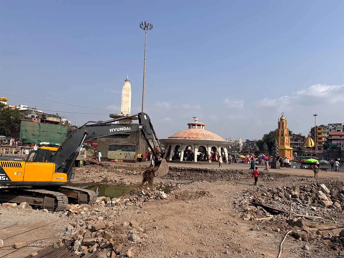 Ramkund Nashik Ganga Godavari Ghat Kumbh Mela Works May 2026 Photos
