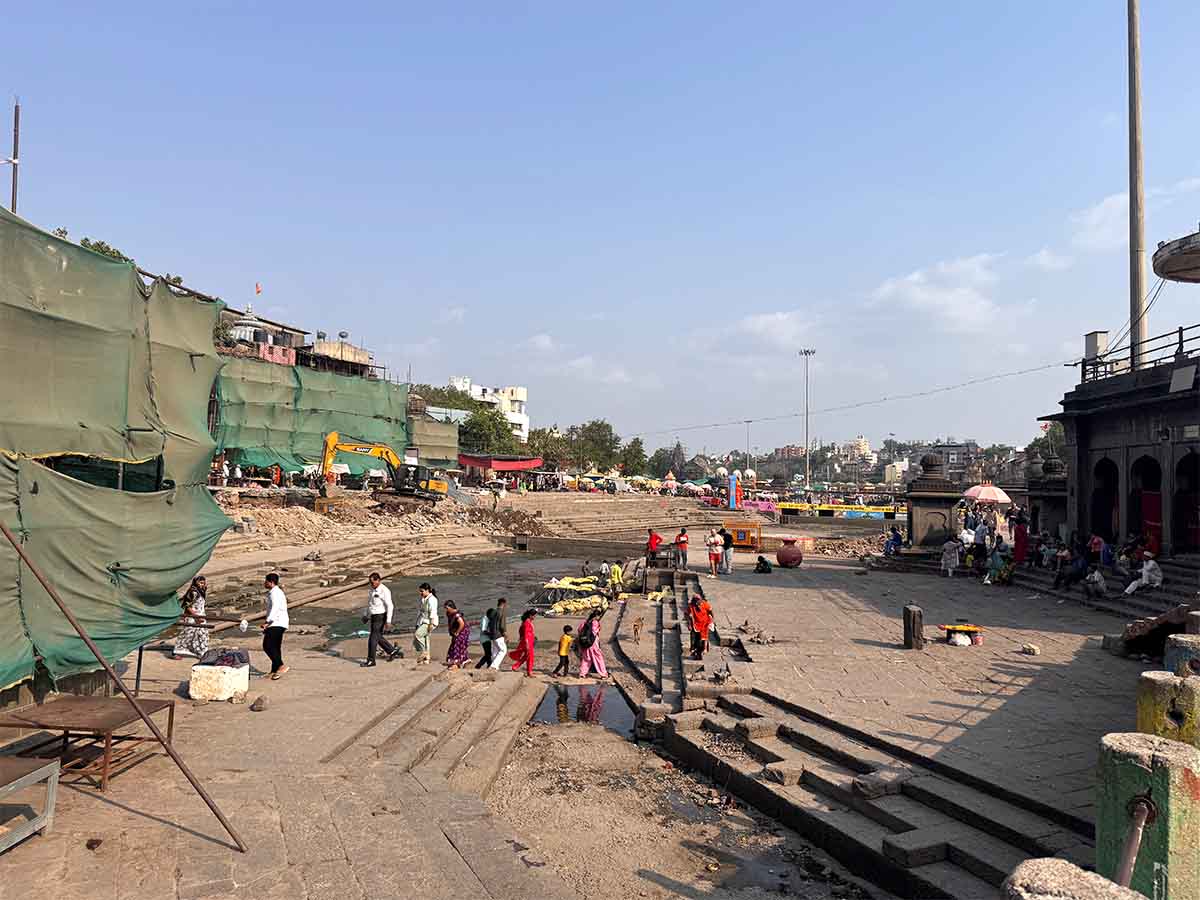Ramkund Nashik Ganga Godavari Ghat Kumbh Mela Works May 2026 Photos