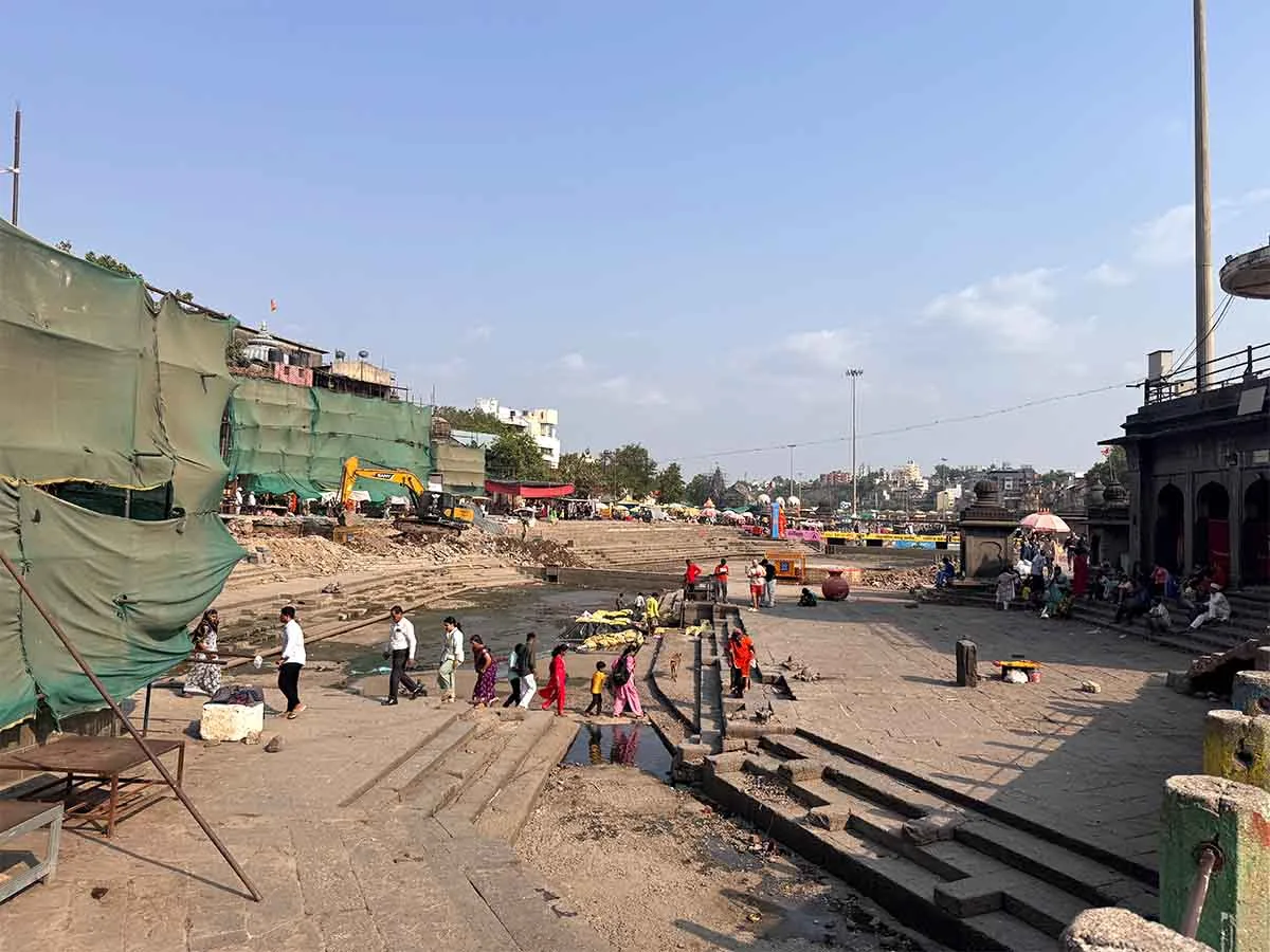 Ramkund Nashik Ganga Godavari Ghat Kumbh Mela Works May 2026 Photos