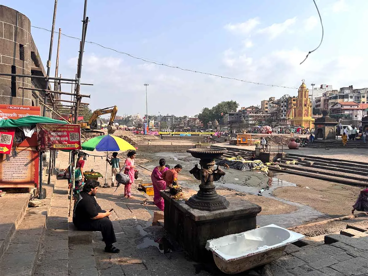 Ramkund Nashik Ganga Godavari Ghat Kumbh Mela Works May 2026 Photos