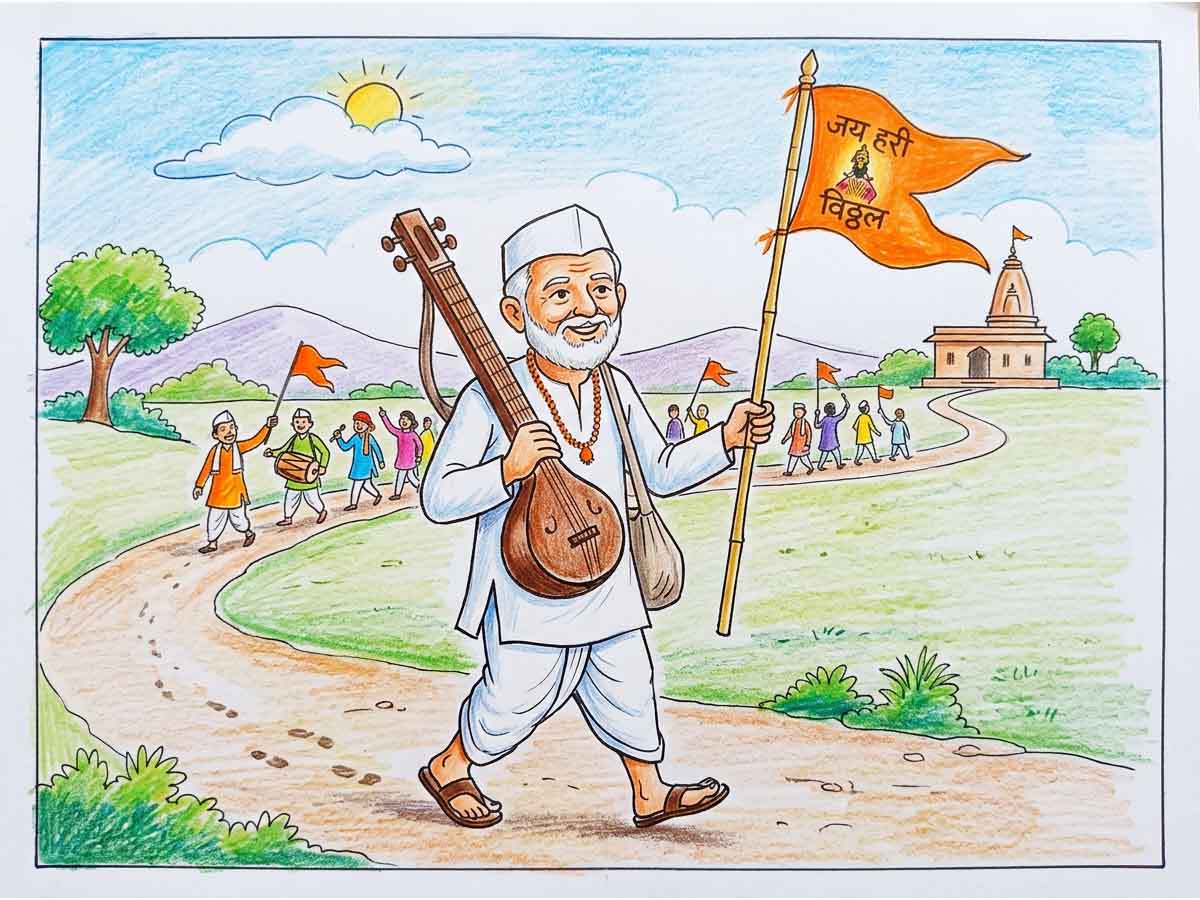 Ashadhi Ekadashi Drawing Ideas 2026 Temple City Nashik Photos
