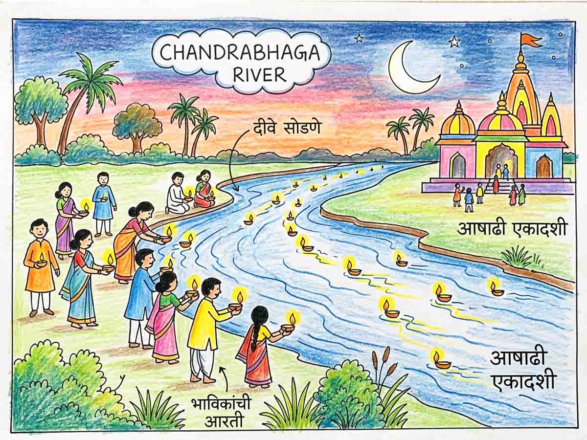 Ashadhi Ekadashi Drawing Ideas 2026 Temple City Nashik Photos