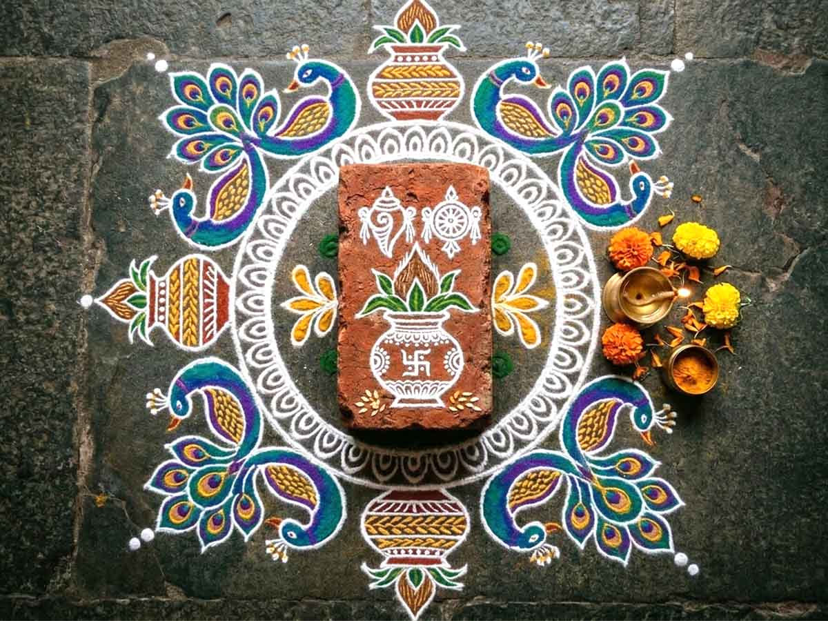Ashadhi Ekadashi Rangoli Ideas Designs 2026