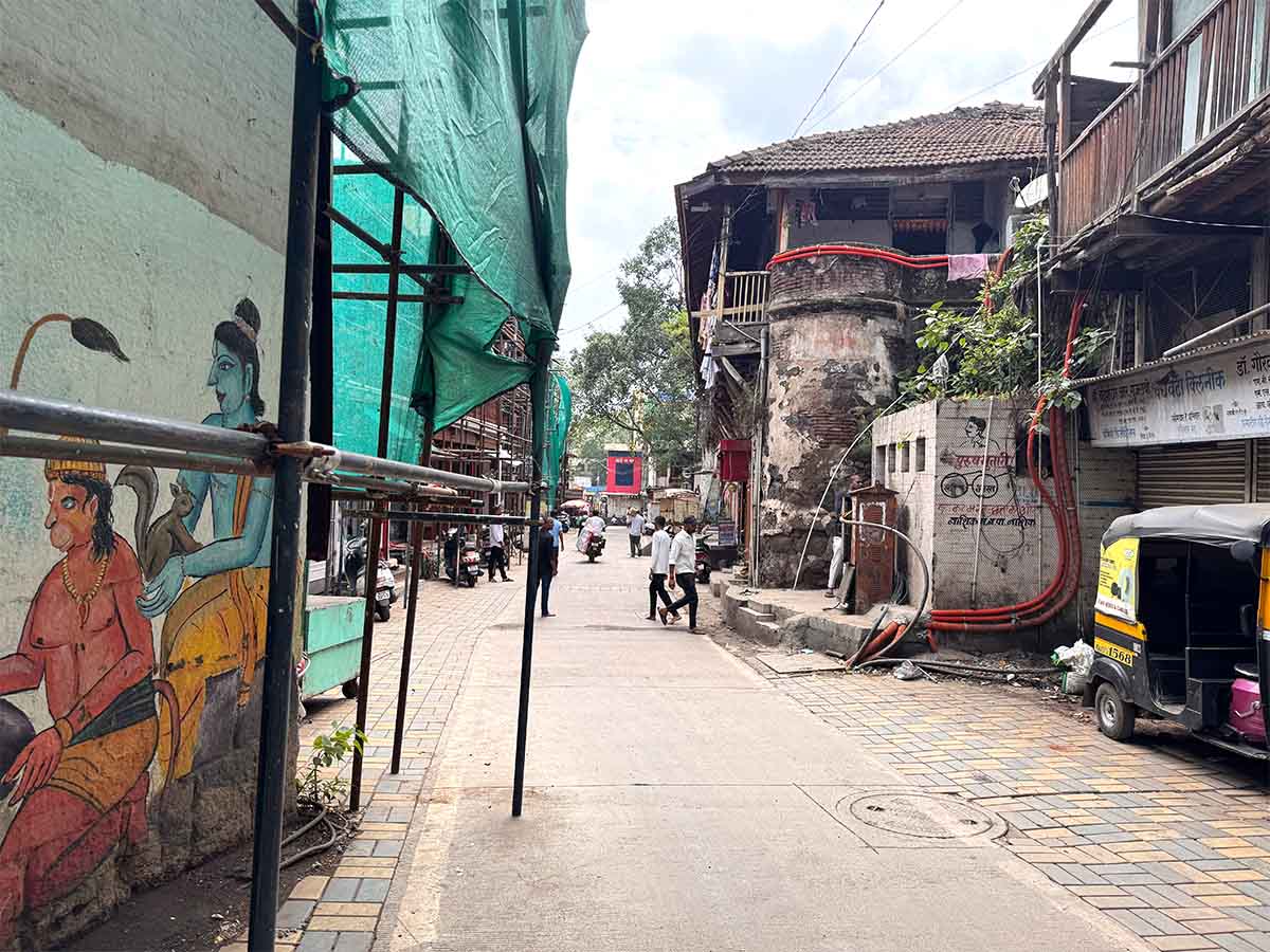 Narrow lane leading to Sardar Chowk Panchavati Nashik