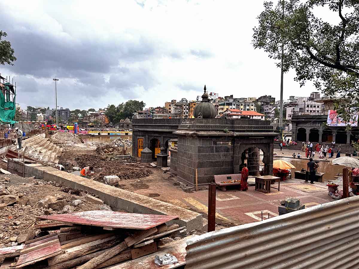 Ram Kal Path Project Works at Ramkund Photos Nashik Maharashtra