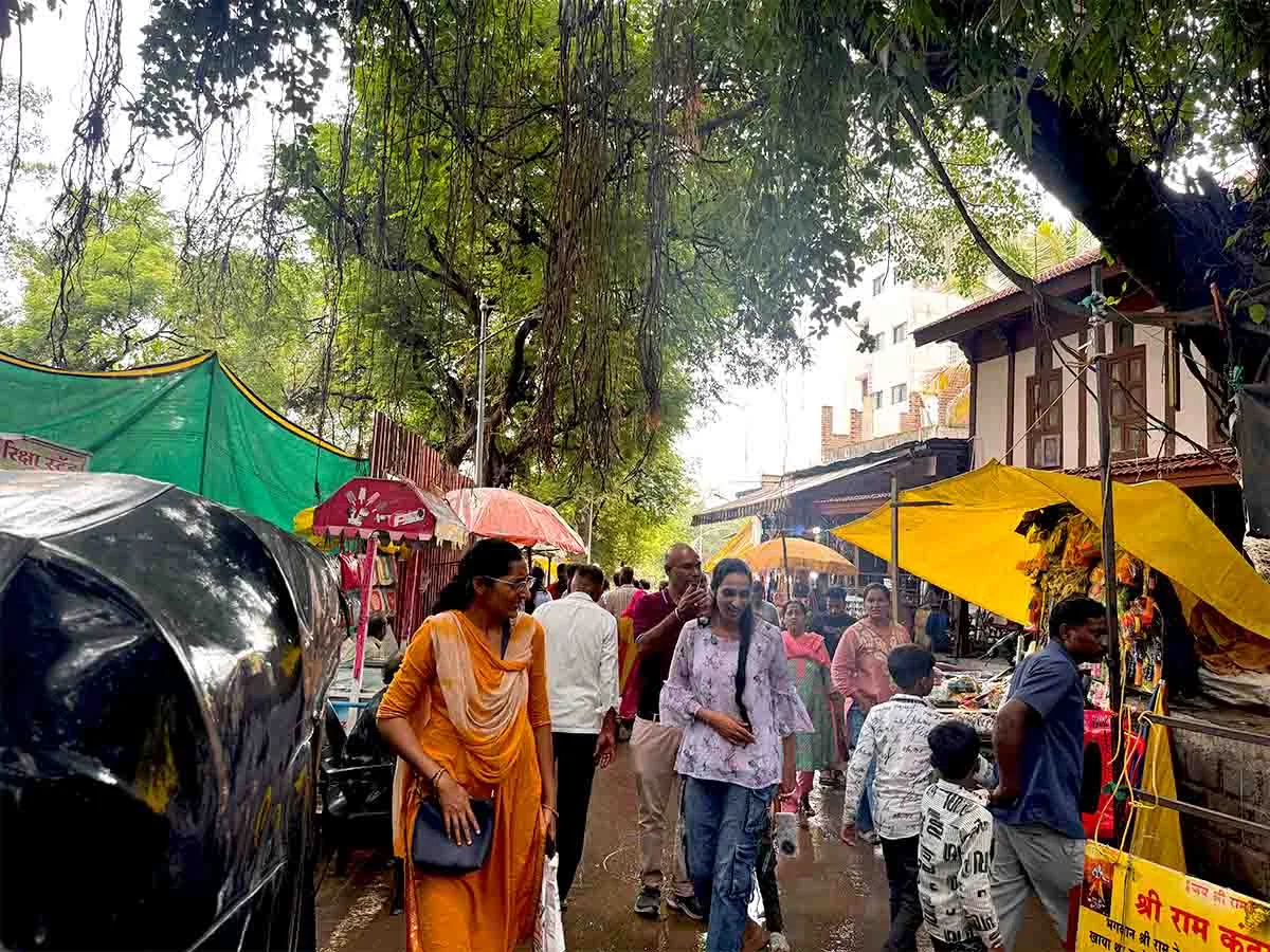 Thousands of devotees visit Sita Gufa daily.