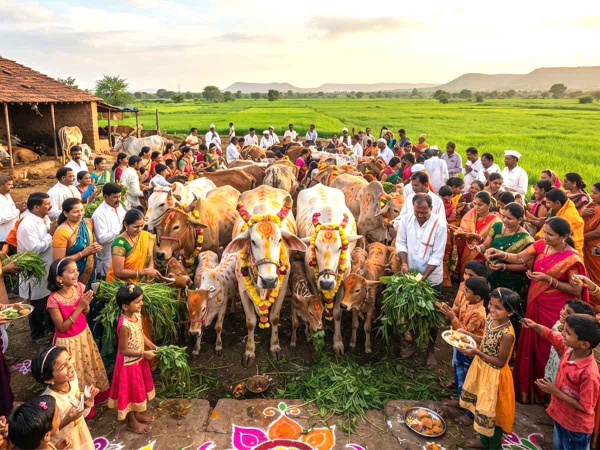Vasu Baras Cow Worship